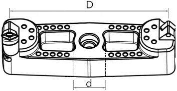 Disco Shell Milling Cutter della fresa del fronte di lucentezza del bordo di tipo due del ponte del Se alto