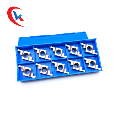 Larghezza scanalatura GER-E 1,0-4,5 mm Tagliente 2 inserti per confezione 10 inserti per scanalatura in metallo duro
