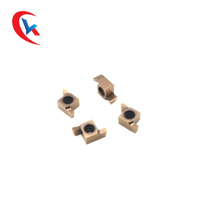 Rivestimento PVD 9GR-R 10 inserti per confezione compatibili con macchine CNC Inserti per scanalatura in metallo duro
