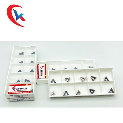 Inserzioni del carburo di tungsteno di angolo dell'avanguardia di TPGH090202L-S 60° per lavorare