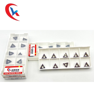 Inserzioni del carburo di TPGH110302 L-S Pvd Coating Tungsten con l'angolo dell'avanguardia 60°