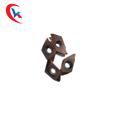 Inserzioni di giro ricoprenti bronzee del carburo di tungsteno della lama del carburo della taglierina TTPS60FR4B del filo di HRA 91,8