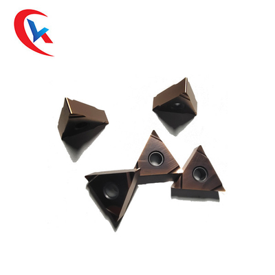 Il carburo di tungsteno triangolare di CNC inserisce la rifinitura con il foro cilindrico