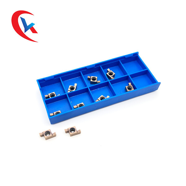 Il carburo bronzeo del rivestimento di GER-C che scanala le inserzioni scanala la larghezza 1.0-3.0mm per le macchine di CNC