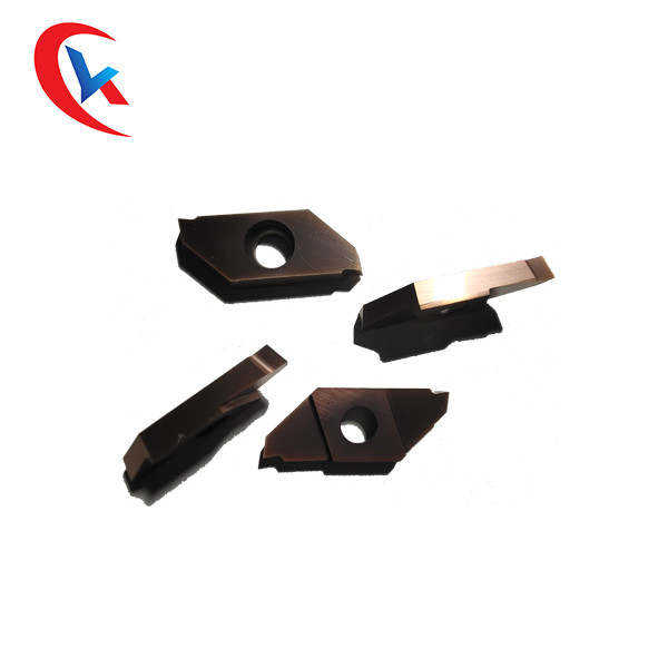 Il CNC per il taglio di metalli del carburo degli strumenti lavora la scanalatura al tornio degli strumenti inserisce il carburo ricoprente del PVC di CTPA30FR che scanala le inserzioni